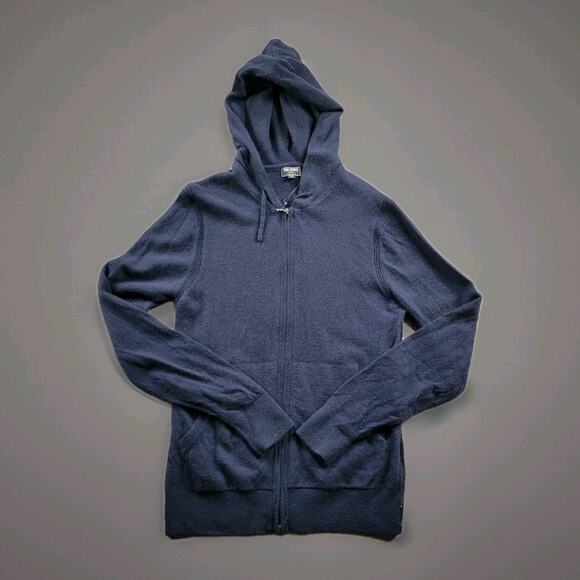 Todd Snyder Cashmere Full Zip Hoodie Size XS Blue SW6487696